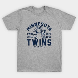 Minnesota Twins Retro 2 by Buck Tee T-Shirt